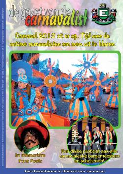 Gazet van de Carnavalist - april 2012