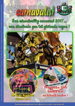 Gazet van de Carnavalist - april 2017