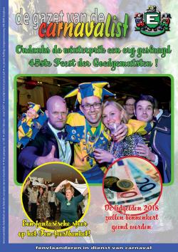 Gazet van de Carnavalist - februari 2017