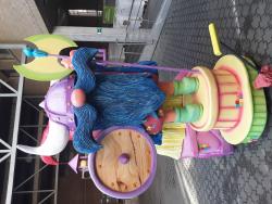 Gnome Viking mini carnaval praalwagen