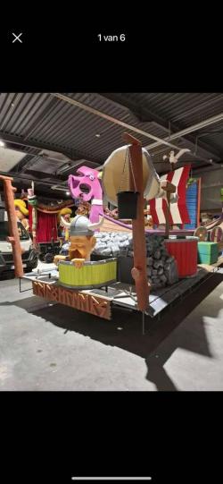 carnavalwagen thema vikingen