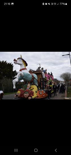 Carnavalwagen met veel plaats te huur